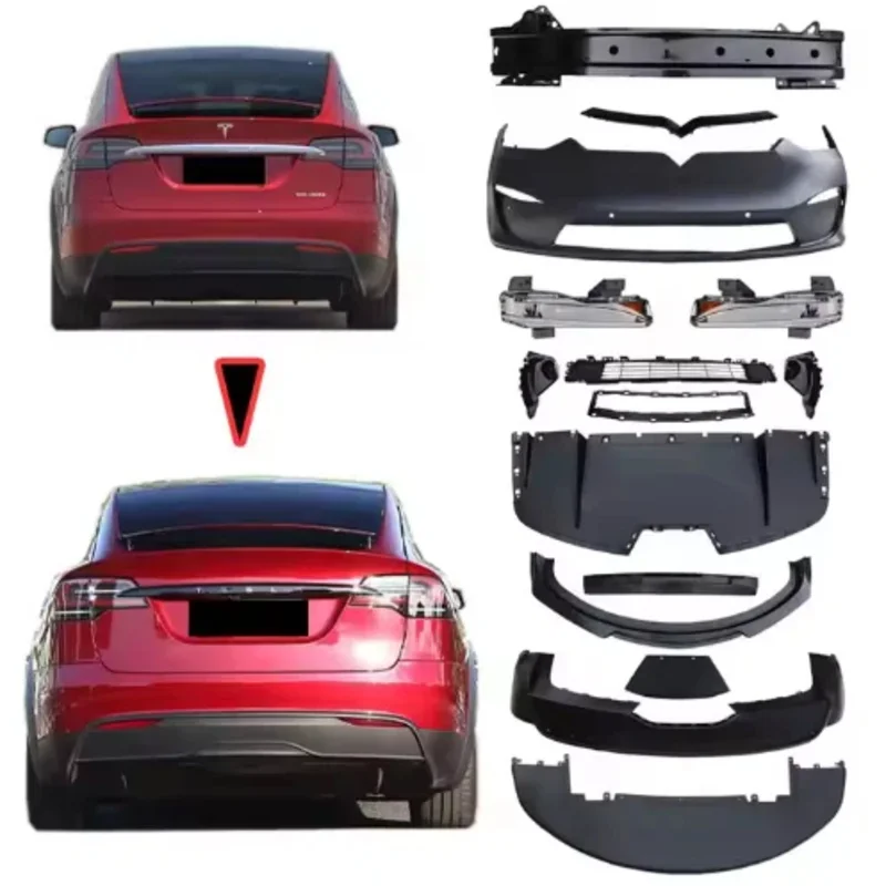 

For High Quality Plastic Bumper Kit for Model X 2017-2020 New Condition Front & Rear Body Protection Car Bumpers