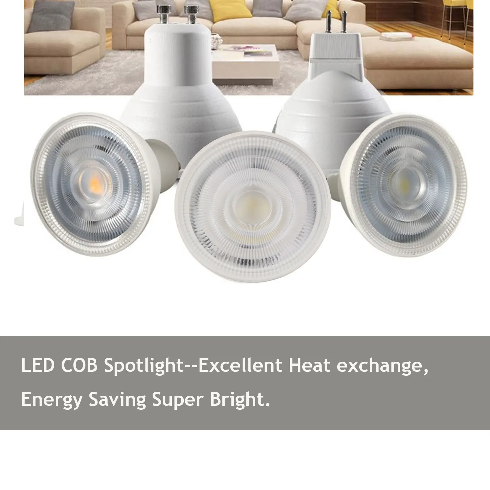 Hot LED COB Spotlight E27 E14 GU10 GU5.3 MR16 B15 E12 7W Dimmable LED Bulb 220V 110V Aluminum High Quality Super Bright led Bulb