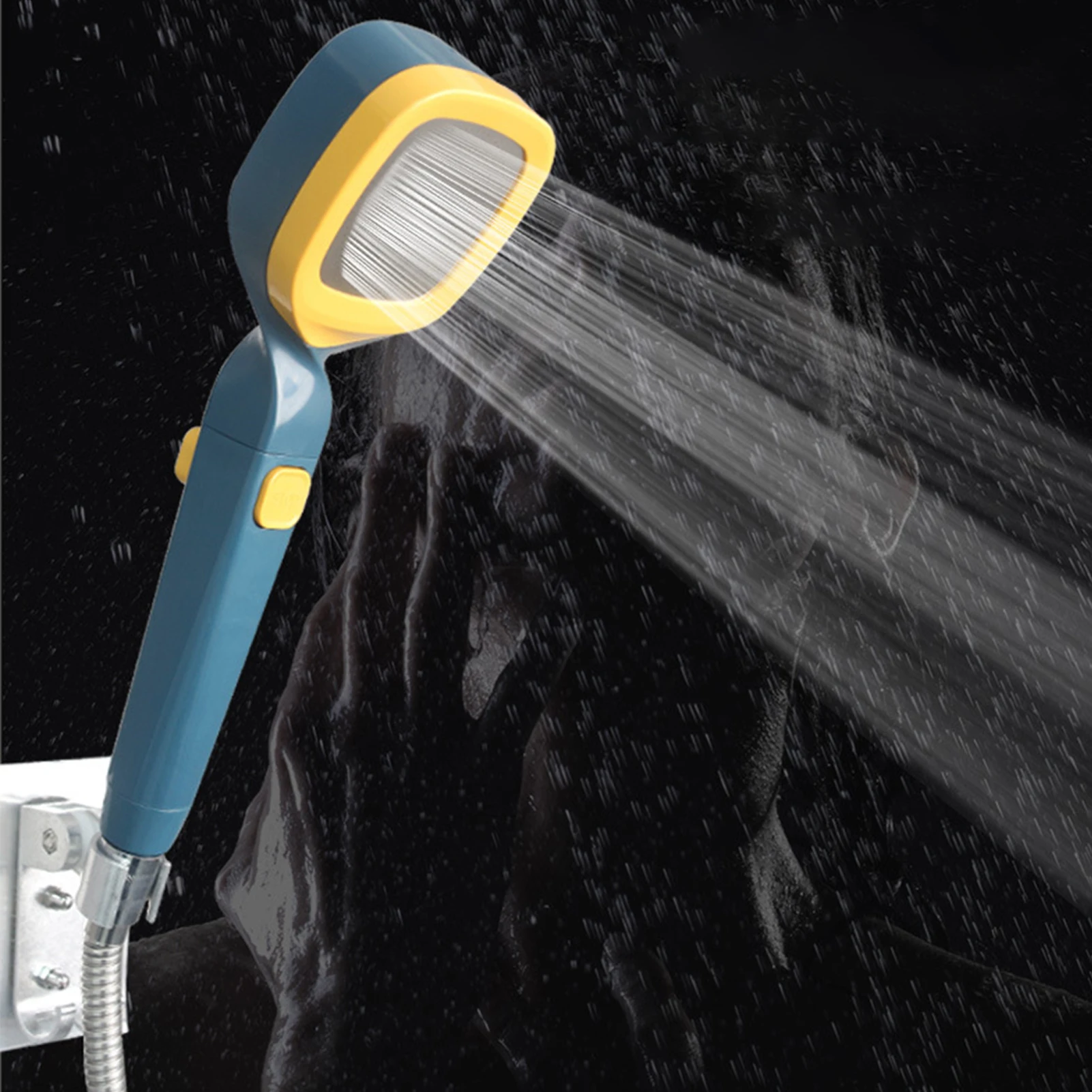 Soffione doccia ad alta pressione 1PC soffione doccia portatile a 4 modalità forte sovralimentato soffione doccia con controllo della temperatura domestica