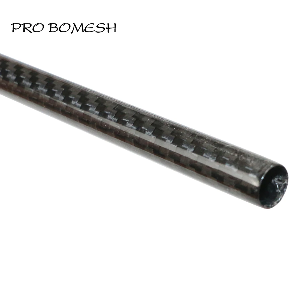 Pro Bomesh Taper Carbon Tube 45cm Grip 3K Woven Triangle Butt Rod Building Component Handle Rod Repair DIY Blank Accessory