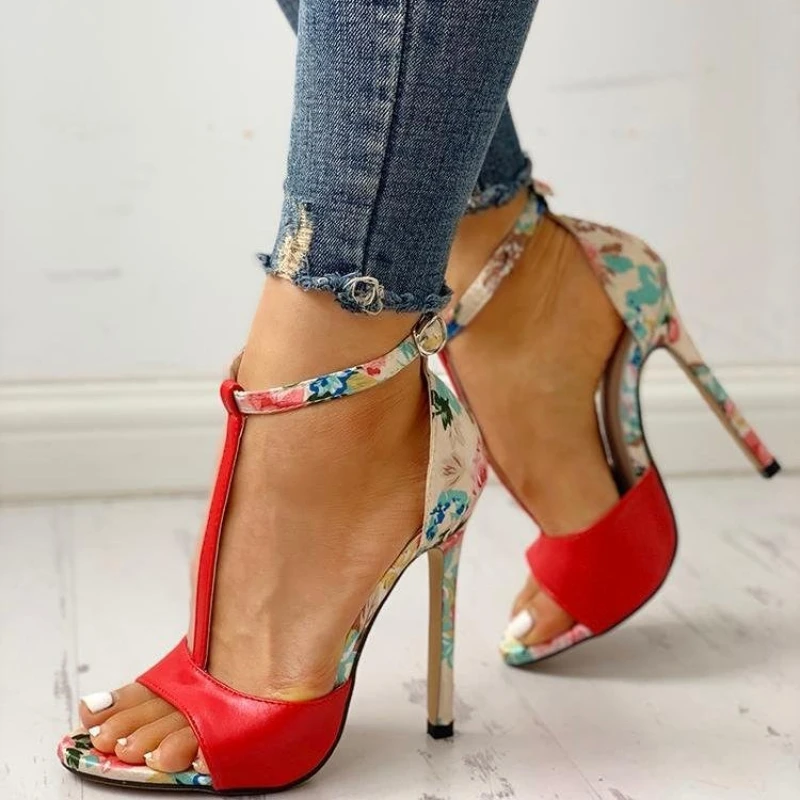 2025 High Heels New Open Toe Buckle Fashion Single Sandals Shoes For Women image 6