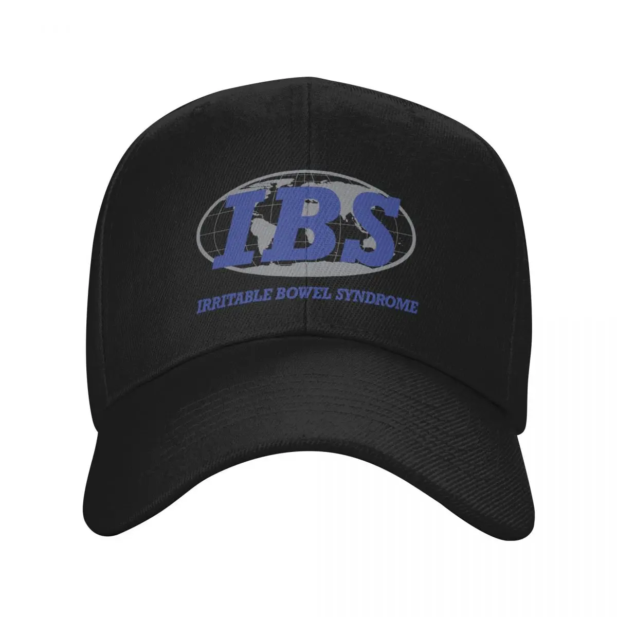 IBS - Irritable Bowel Syndrome (blue) Baseball Cap Luxury Brand tea Hat hiking hat Horse Hat Ladies Men's