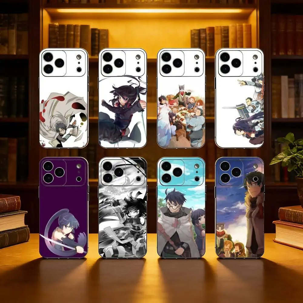 

Log Horizon Phone Case For iPhone 17,16,15,14,13,12,11 Plus,Pro Max, Black Silicone Cover