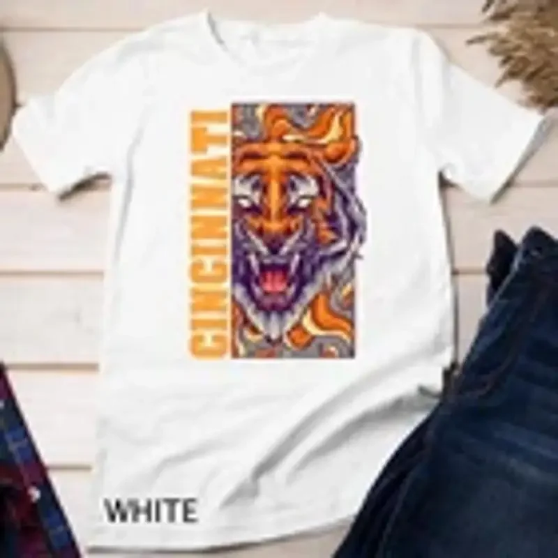 Growling Bengal Tiger Unisex T shirt