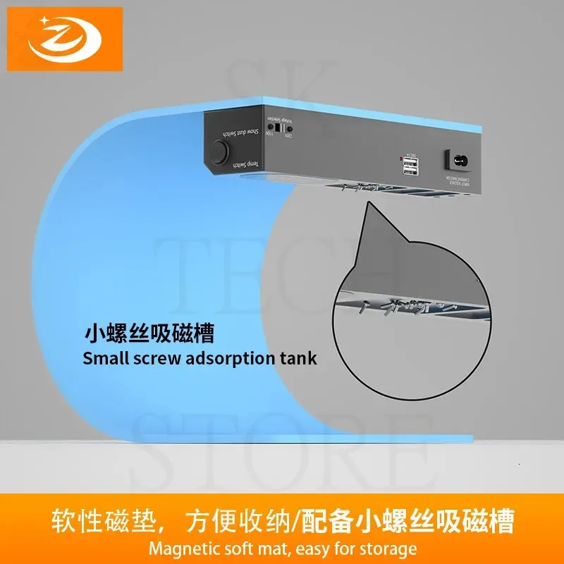 

ZJ-1803/1805 Soldering Hot Plate LCD Microcomputer Electronic Heating Plate Heating lamp desoldering For Touch Screen Separate