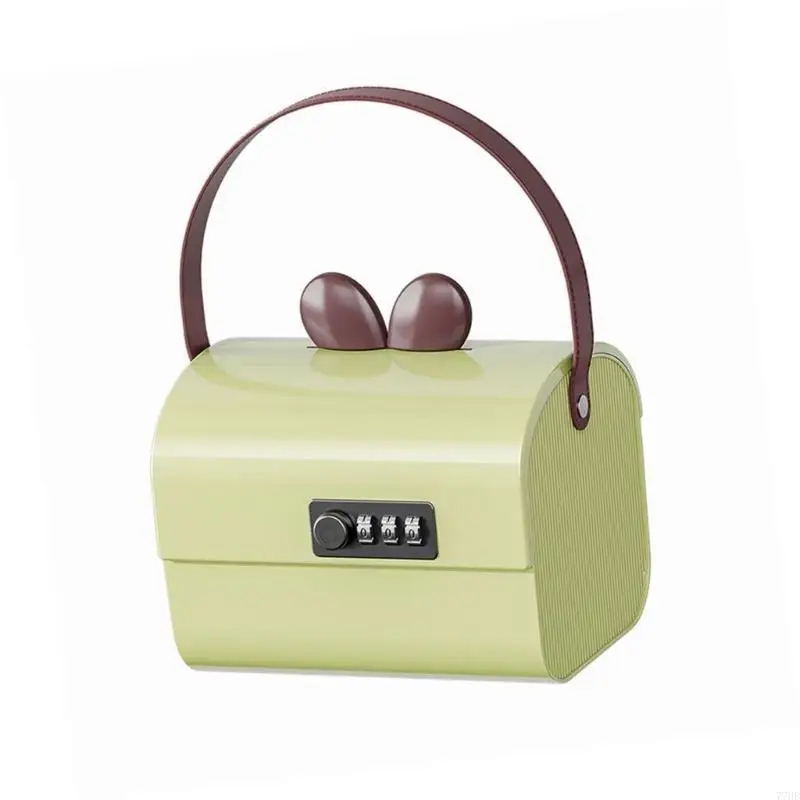 77HB Portable Handle Money Box для детей пароль свиньи банки с кодом комбинированной заблокированной вариант с Cartoon Rabbit