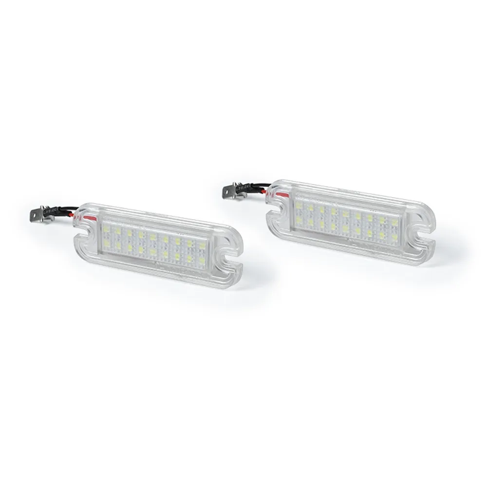 For Mercedes Benz G-Class W463 G500 G550 G55 G63 G65 AMG Car Number Lamps #:A4638200356 No Error LED License Plate Lights 2Pcs