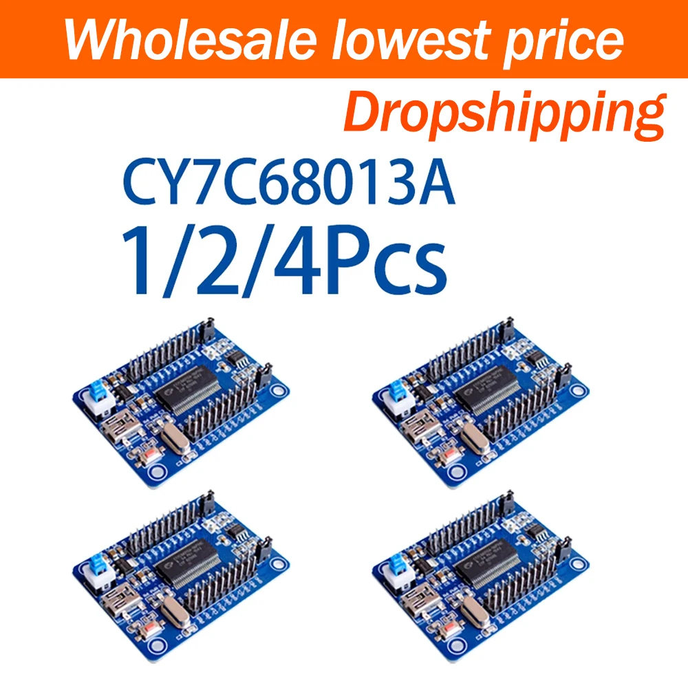1/2/4Pcs EZ‑USB FX2LP CY7C68013A USB Development Core Board Professional Logic Analyzer Module High Speed USB Interface