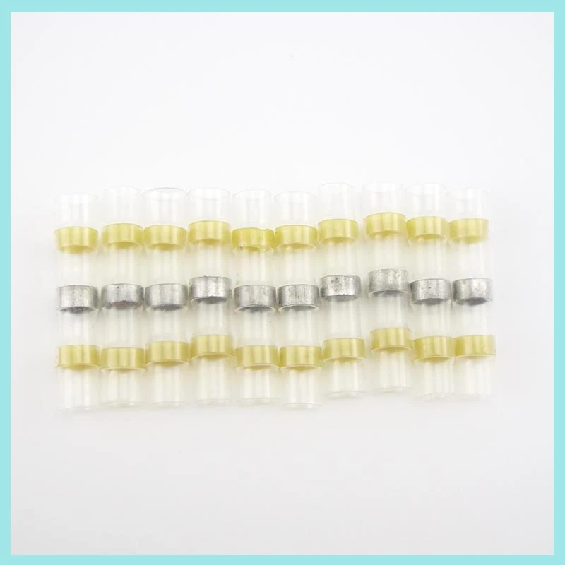 20pcs Waterproof Electrical Heat Shrink Tube Soldering Cable Wire Connector Butt Sleeve Seal Terminals Insulated Solder B2