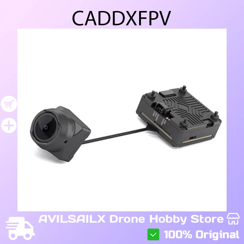 

CADDXFPV Farsight AI Box Camera – 1500TVL 8x Fast Zoom, 0 Lux 122.5° FOV AI Intelligent Zoom for FPV Drone
