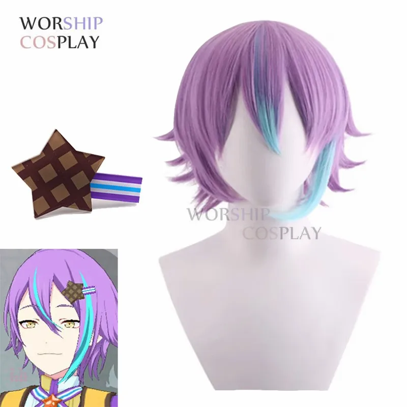 

35cm Kamishiro Rui Cosplay Wig And Headwear hairpin Anime Project SEKAI COLORFUL STAGE! Color Heat Resistant Wigs + Free Wig Cap