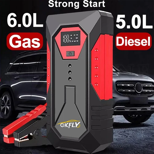 Nuevo Arrancador de batería portátil para coche 3000A 4000A, Banco de energía de 59.2Wh, dispositivo de arranque de refuerzo para coche, buster de emergencia para coche diésel y gasolina