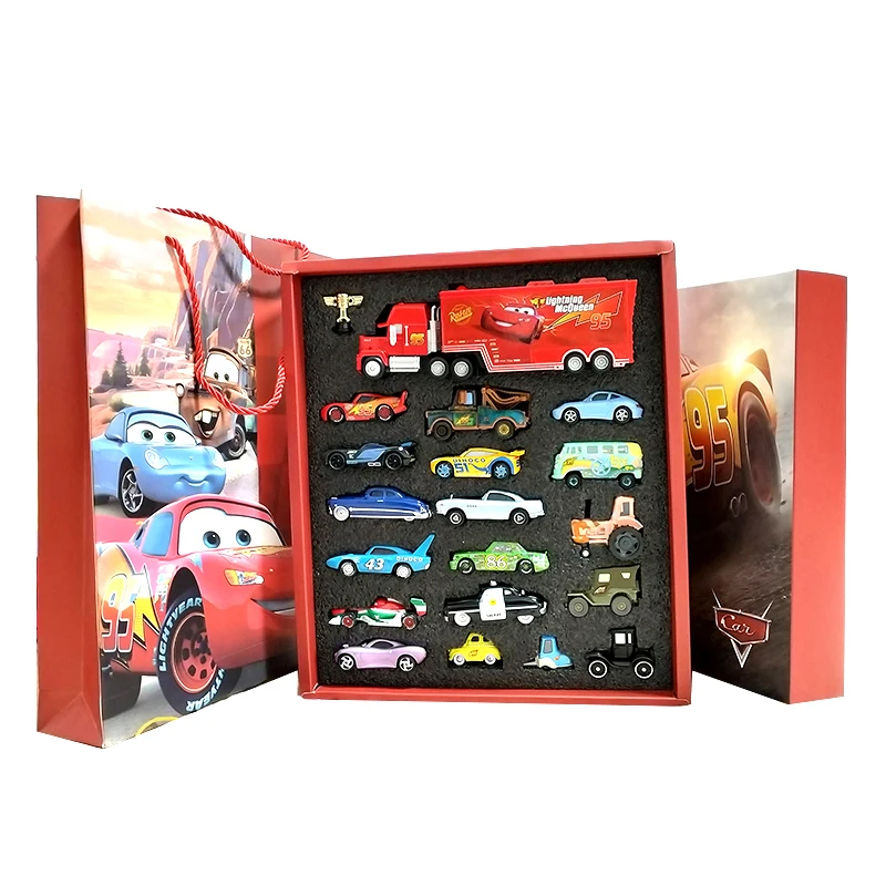 Set de regalo Car Mobilization Radiator Hot Spring Town, modelo de coche en miniatura de aleación fundida a presión, juguetes para niños