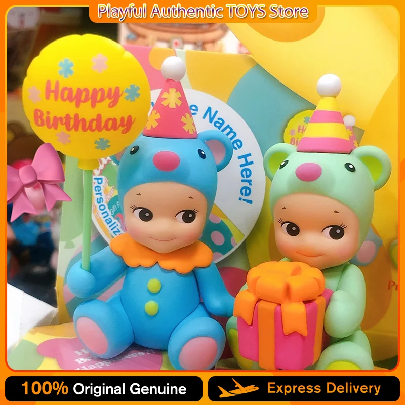 Sonny Angel Birthday Gift Bear Blind Box Celebrate Special Day Kawaii Action Figure Desktop Ornament Doll Model Surprise Gifts view 2