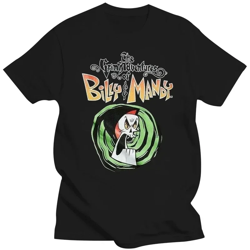 2024 Funny CARTOON  THE GRIM ADVENTURES OF BILLY AND MANDY Tops Tee T Shirt MENS CARTOON TEE T-Shirt New Unisex