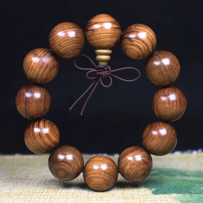 Long Term Supply Black Rosewood Beads Bracelet Men's and Women's Bracelets Wooden Rosary Factory Wholesale