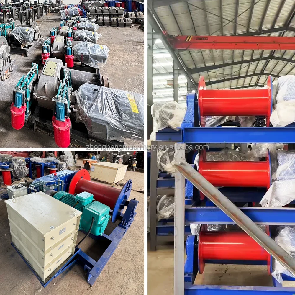 10000LBS ATEX認証取得済み防爆ウインチ（化学工場向け本質安全回路搭載）