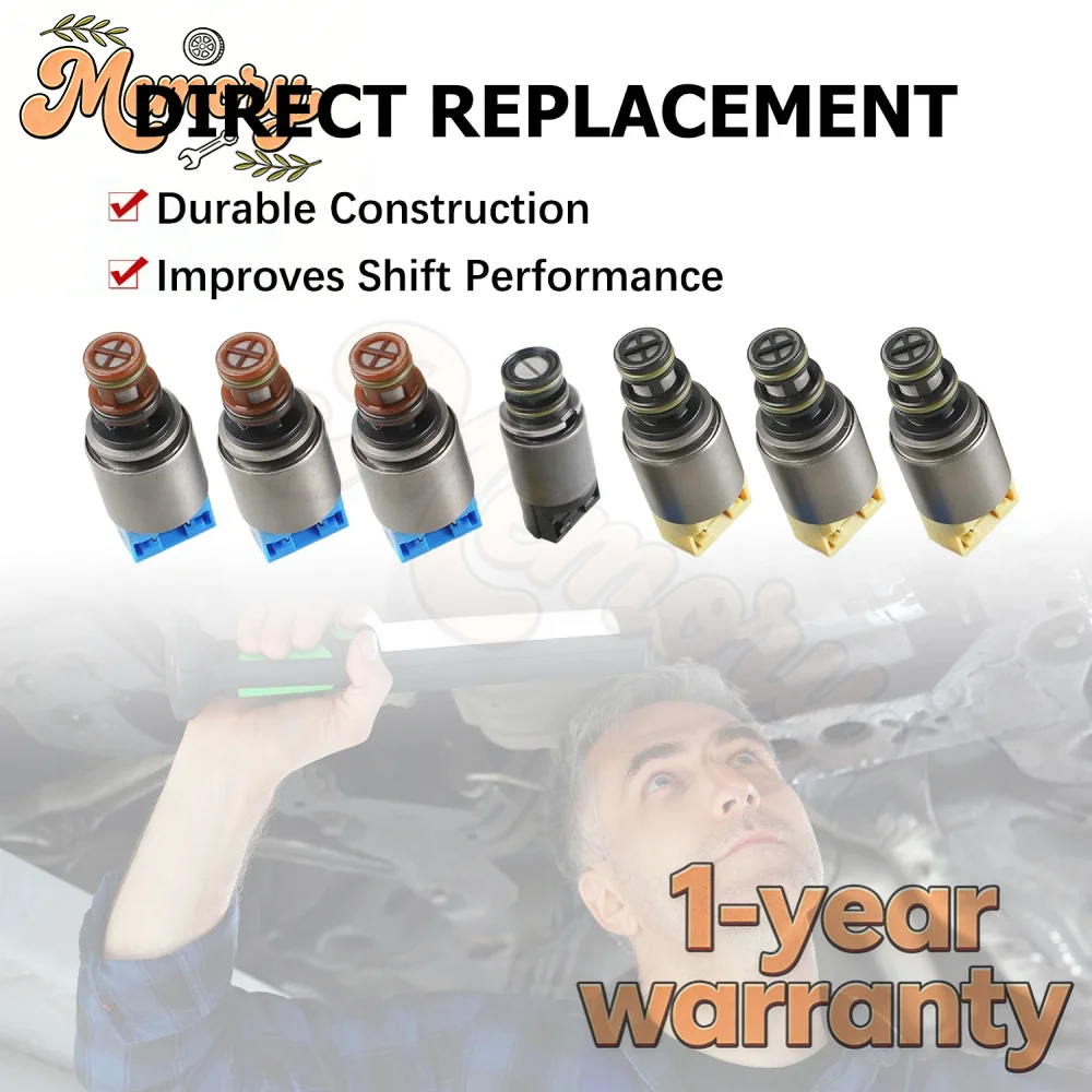 7 PCS Original 6HP19 6HP26 6HP32 6HP21 6HP28 Transmission Solenoid Valves Kit For Audi A6 A8 Q7 BMW X3 X5 Jaguar Land Rover