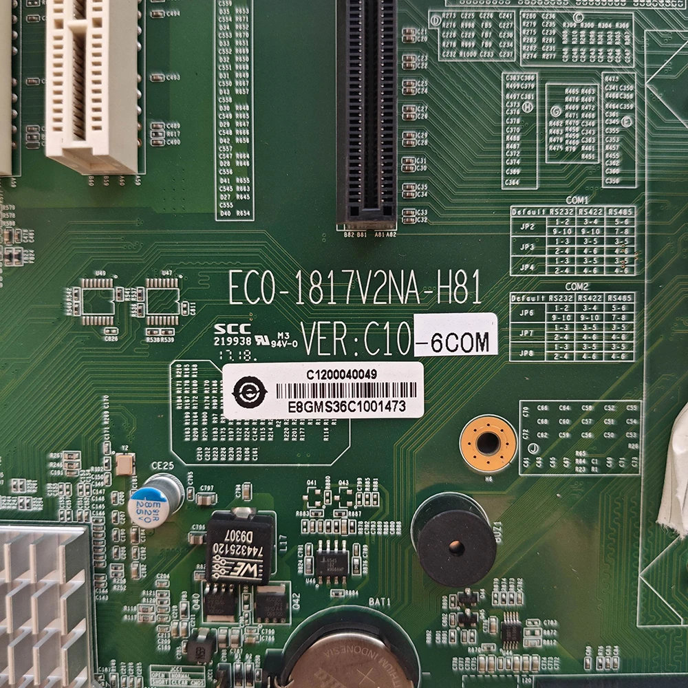 ECO-1817V2NA-H81 REV: C10-6COM industrial control equipment motherboard