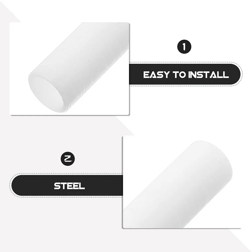 2 قطعة عمود نادي الغولف تمديد الأبيض انتهازي قضيب الكربون الصلب قابل للتعديل لإصلاح نادي الغولف الخشب الحديدي تعزيز سوينغ