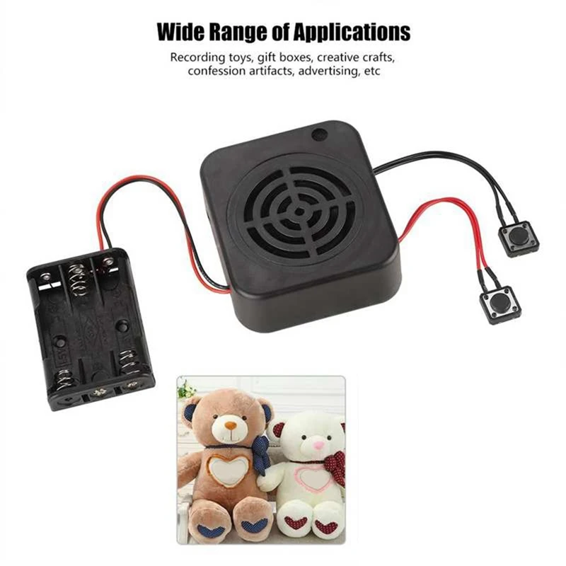 DIY Voice Recording Module 4 Minutes Voice Message Box For Stuffed Animals Toy DIY Voice Message Box Recording Module, Durable