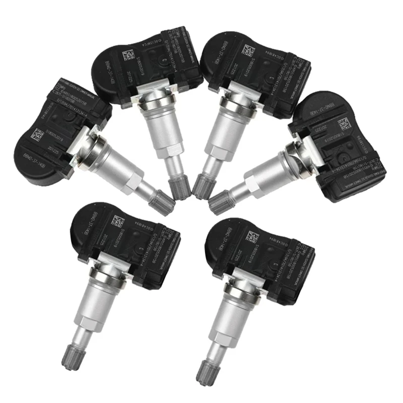 6PCS BHA4-37-140A Wheel Sensor For Mazda 2 3 5 6 Mazda CX-3 CX-5 CX-7 CX-9 MX-5 RX-8 2004-2020 Tyre Monitor