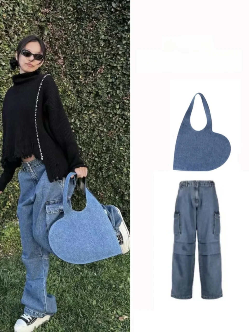 

2024 New Blue Waed High Waist Wide Leg Jeans ket Faionable Versatile High Waist Denim Pants for Women Spring Season