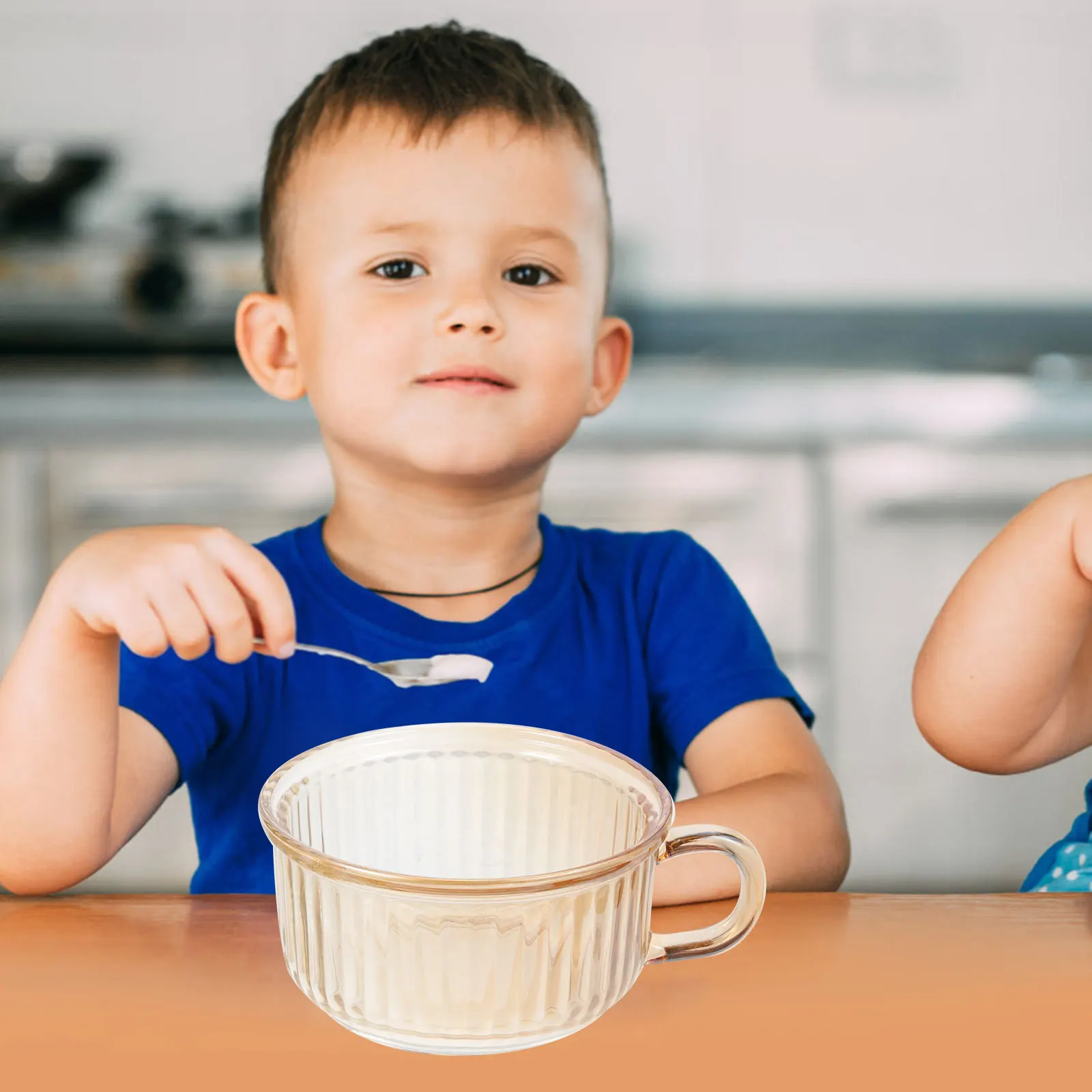 

Convenient Steam Bowl Glass Soup Bowl for Home Accessories Small Size Lightweight Easy to Clean with Lid Soup Cups with Lids