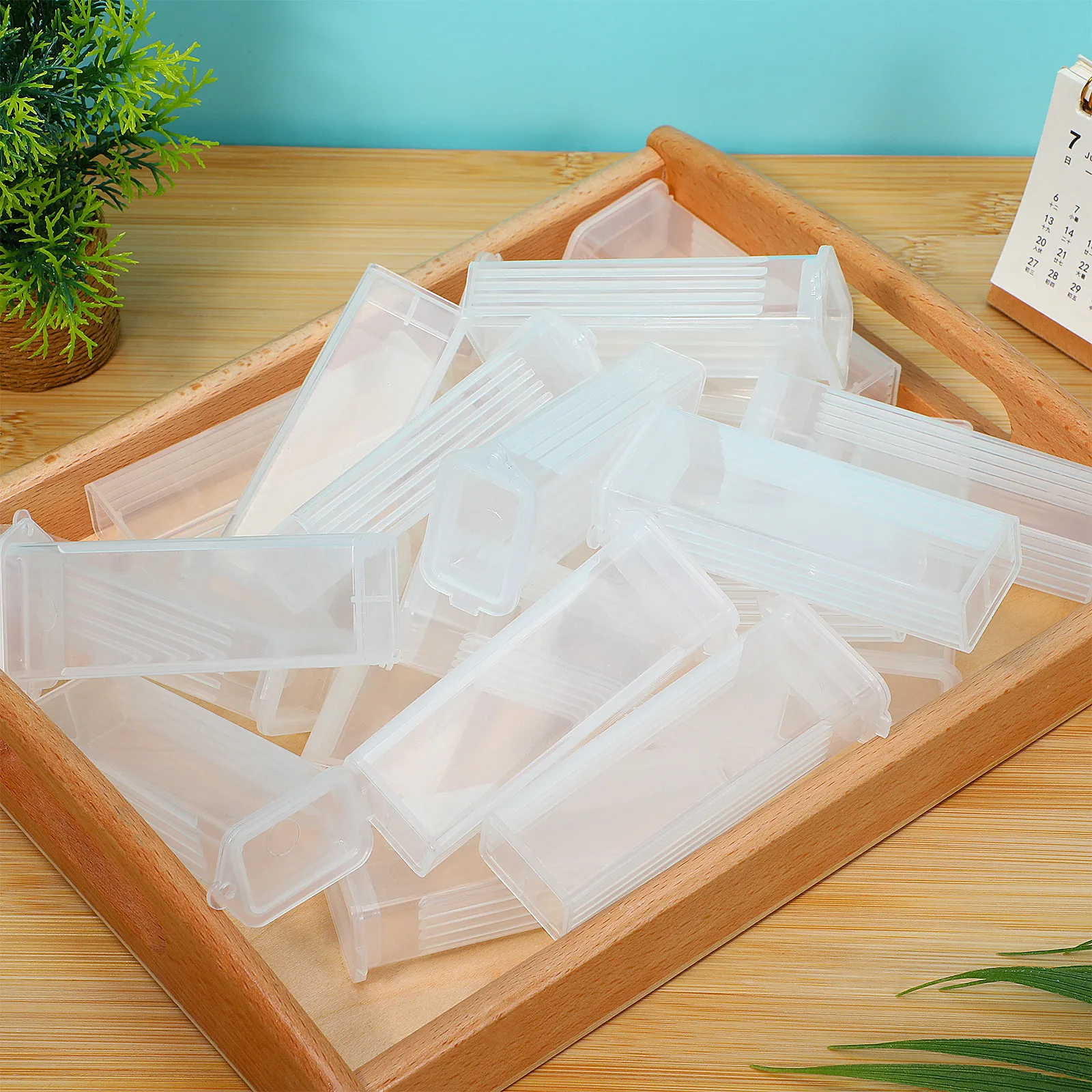 

50 шт. лабораторных футляров для стеклянных предметных стекол из полипропилена, контейнеры для хранения патологических образцов, коробки для патологических срезов