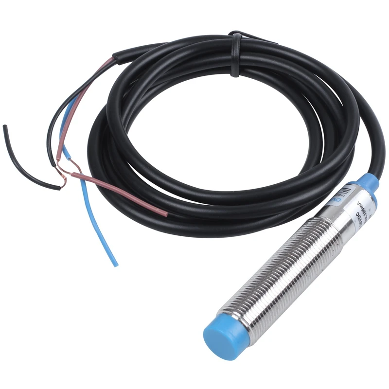 DC 6-36V PNP NO 3-Wire 4Mm Cylindrical Inductive Proximity Sensor Approach Switch LJ12A3-4-Z/BY & LJC18A3-H-Z/BY 1-10Mm Capacita