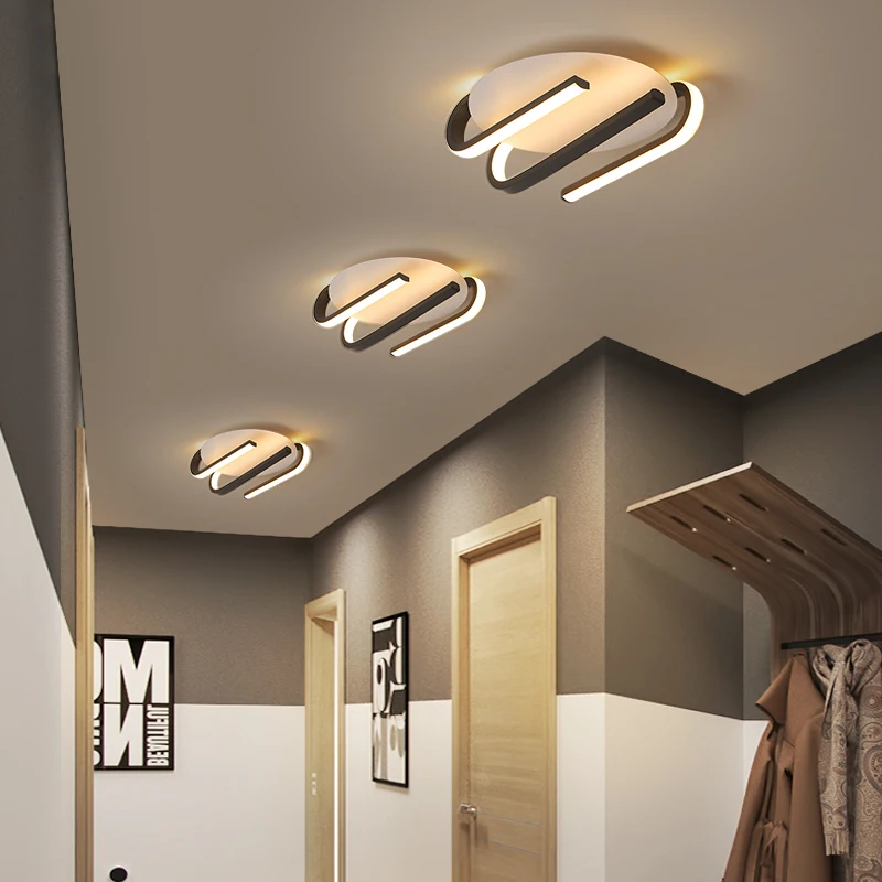 Plafonnier LED au Design Moderne, Luminaire Décoratif d'Nik, Idéal pour un Salon, une Salle à Manger, une Chambre à Coucher ou un Couloir