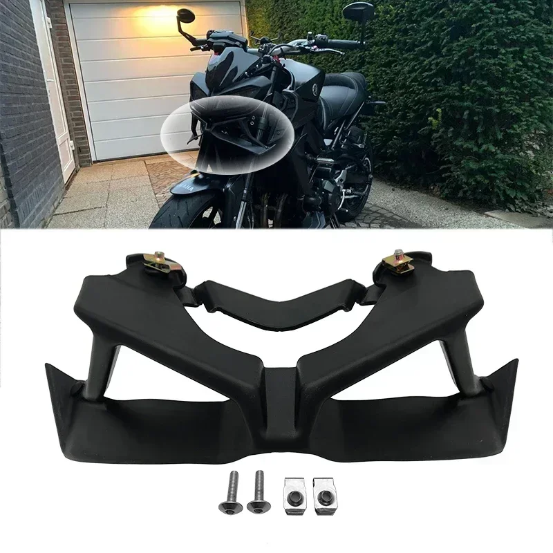 For Yamaha MT-09 MT09 SP 2017-2020 2019 Motorcycle Downforce Naked Frontal Spoilers Winglet Aerodynamic Wing Front Spoiler Kit