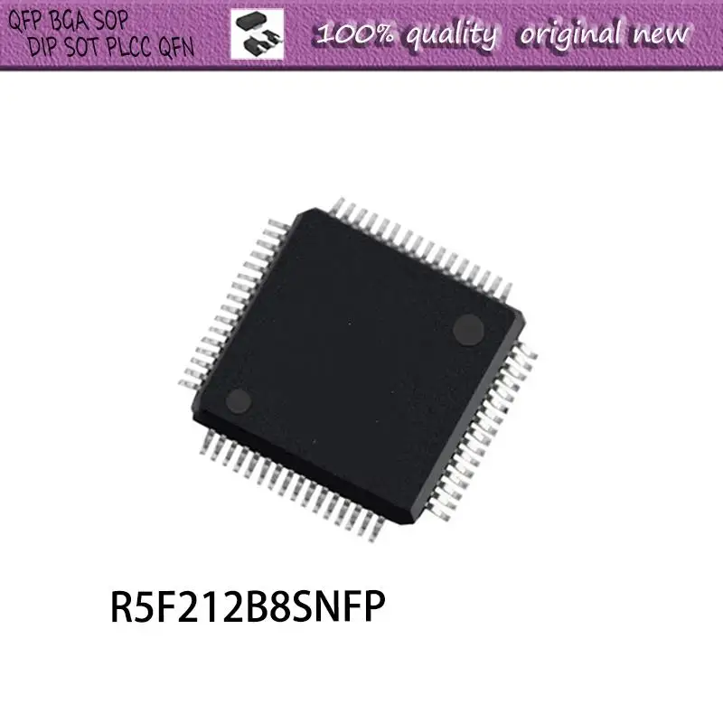 

NEW 2PCS/LOT R5F212B8SNFP R5F212B8 LQFP-64