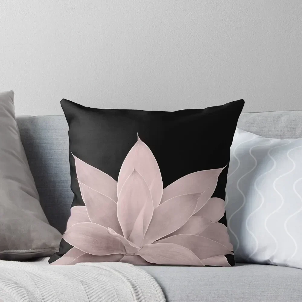 Rubor Agave en negro # 1 # tropical # decoración # Arte Throw Pillow Funda de cojín decorativa Cojín personalizado Almohada de anime
