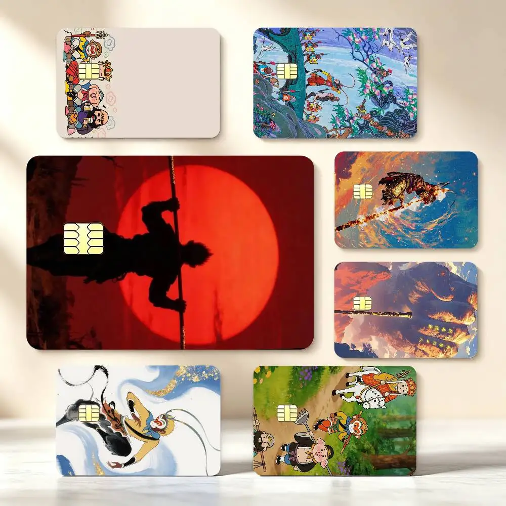 Journey to the West High‑Res Game Chip Decals Credit Card Mini Waterproof Vinyl Ornament Useful Gift