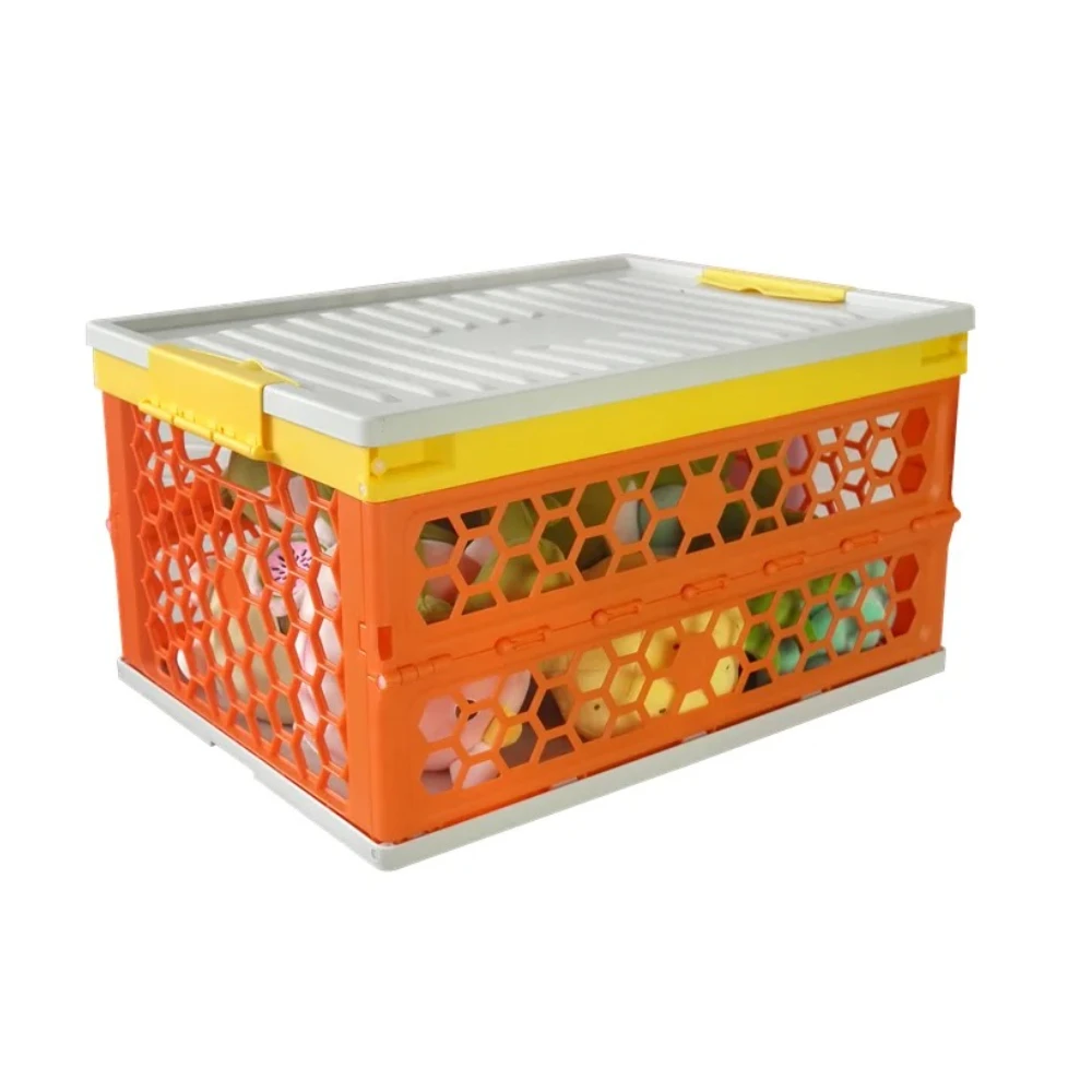 

Home Use 32 Liter Plastic Material Perforated Collapsible Storage Laundry Basket