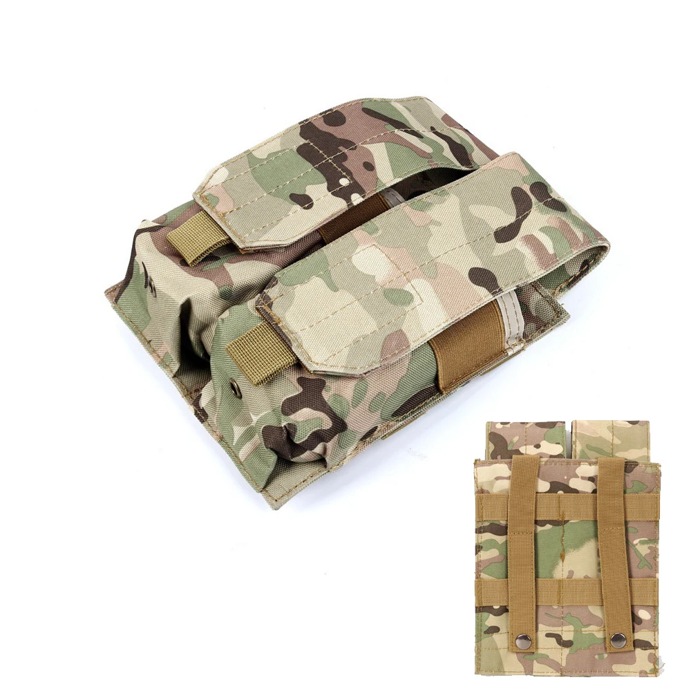 Tactical Gear Magazine Pouch m4 Double Stack Airsoft Wargame Clip Mag Holder Hunting Accessories Bag Mutiple Camouflage