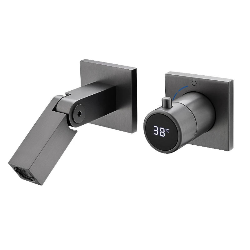 

All copper display hot and cold washbasins, faucets, bathroom washbasins, household washbasins, hot and cold faucets
