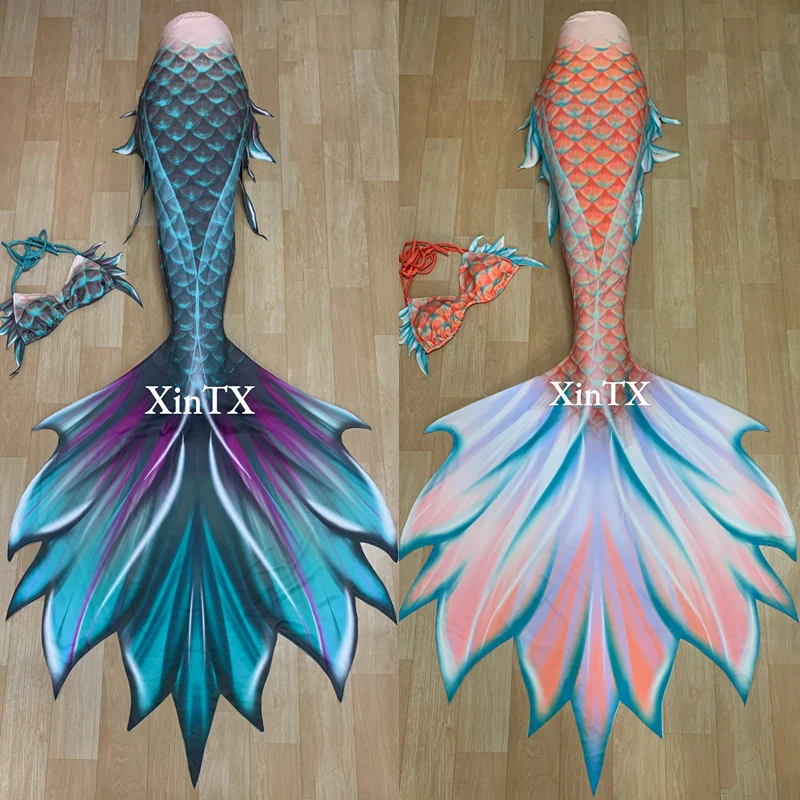 Big Mermaid Tail Adult Swimming Costume Swimsuit Outfit For Women Xmas Gift Beach Vacation HD Cosplay Party Show NEW Styles