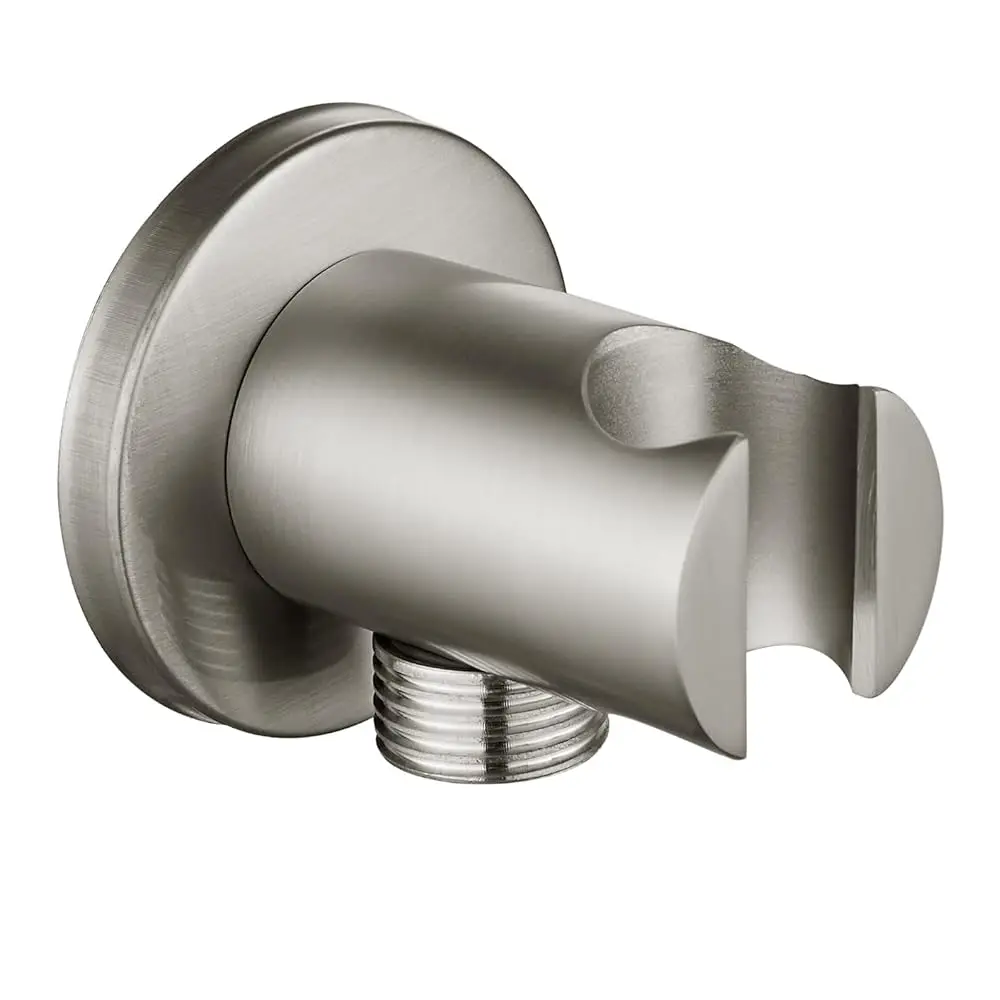 

Handheld Shower Wand Holder,Connecting Shower Hose and Water Pipe Brass Shower Hand Holder Wall Mount Bracket Supply Elbow,B