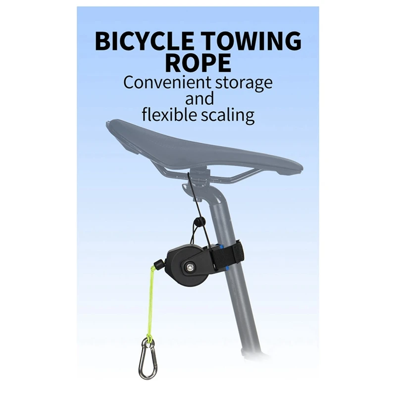 Outdoor Mountain Bike Trailer Traction Device Parent-Child Bicycle Trailer Rope