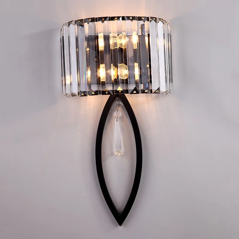 

Postmodern Light Luxury Crystal Lamp Living Room Background Simple Bedroom Study Bedside Creative Aisle Lighting