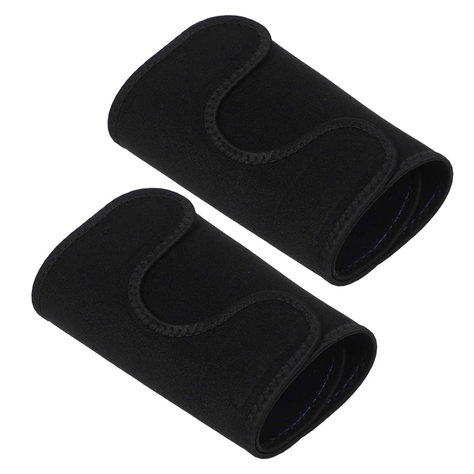 

2Pcs Sauna Thigh Sweat Bands Leg Protection during Workout Reduces Friction Suitable for All Body Types Fitness Hand Band Black