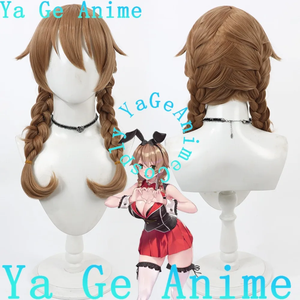 

Usagi No Mori Rabbit Secret Garden Hanana Cosplay Wig Twin Braids Anime Games Carnival Party Synthetic Heat Resistant Hair