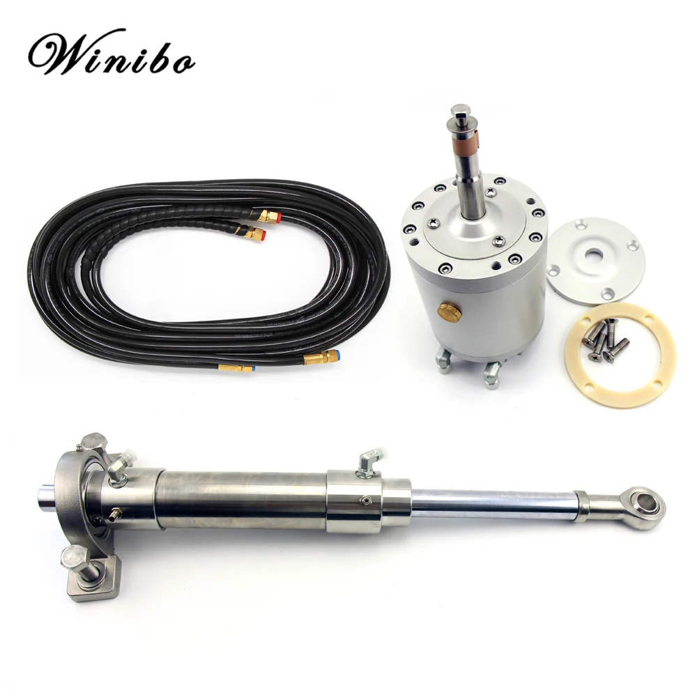 Winibo Inboard Hydraulic Steering System Kits For Boat Up To 75 Feet Or 24 Meters