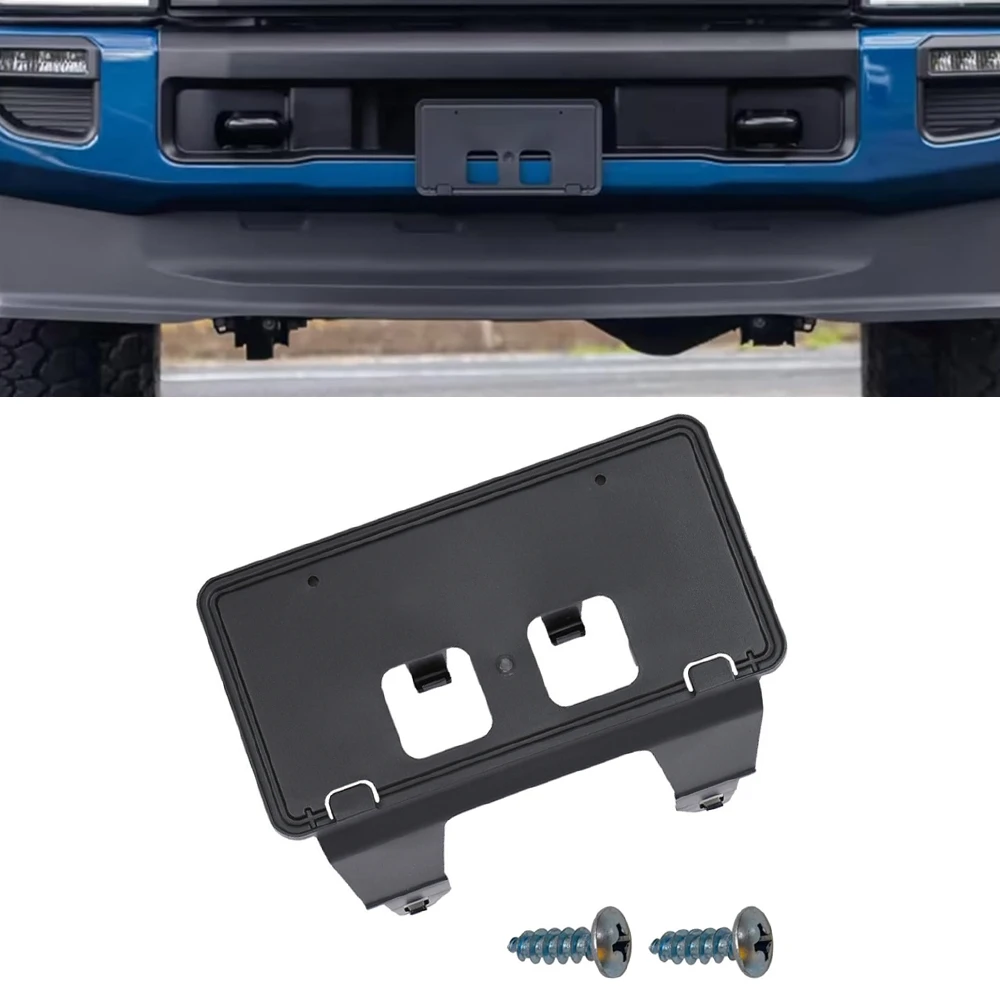 

Передний бампер автомобиля, рамка номерного знака, кронштейн LC3Z-17A385-AB, автомобильные аксессуары для ​ Ford F250 F350 F-Super Duty 2020-2022 гг.