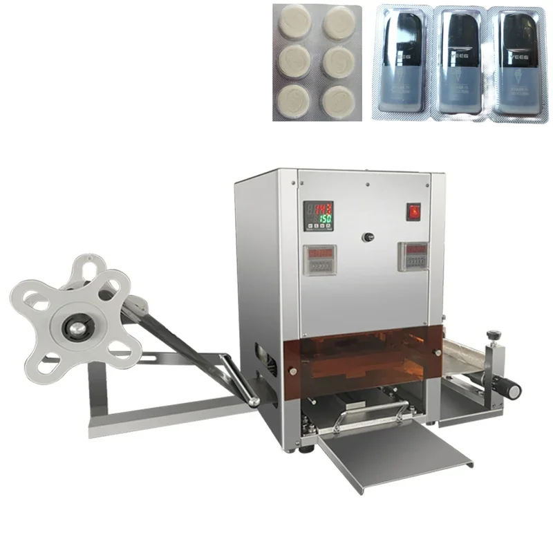 Semi Automatic  Tablet Chewing Gum Mini Blister Packing Machine Small
