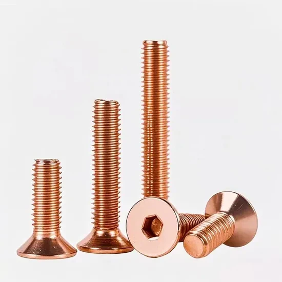 

Red Copper Socket Head Screw for EMI Shielding Connections and Heat Sink Assembly M3 M4 M5 M6 M8