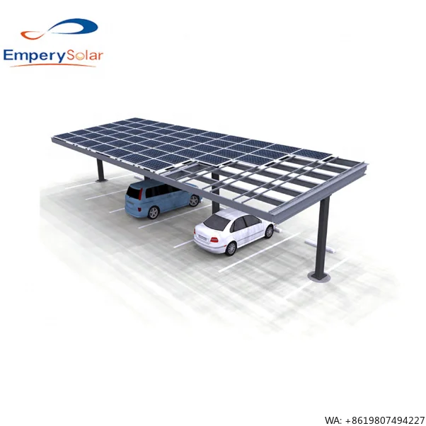 Solar Mounting System Solar Panels Carbon Steel Carport Iron Metal Products Solar Carport for Car Park Parking Lot