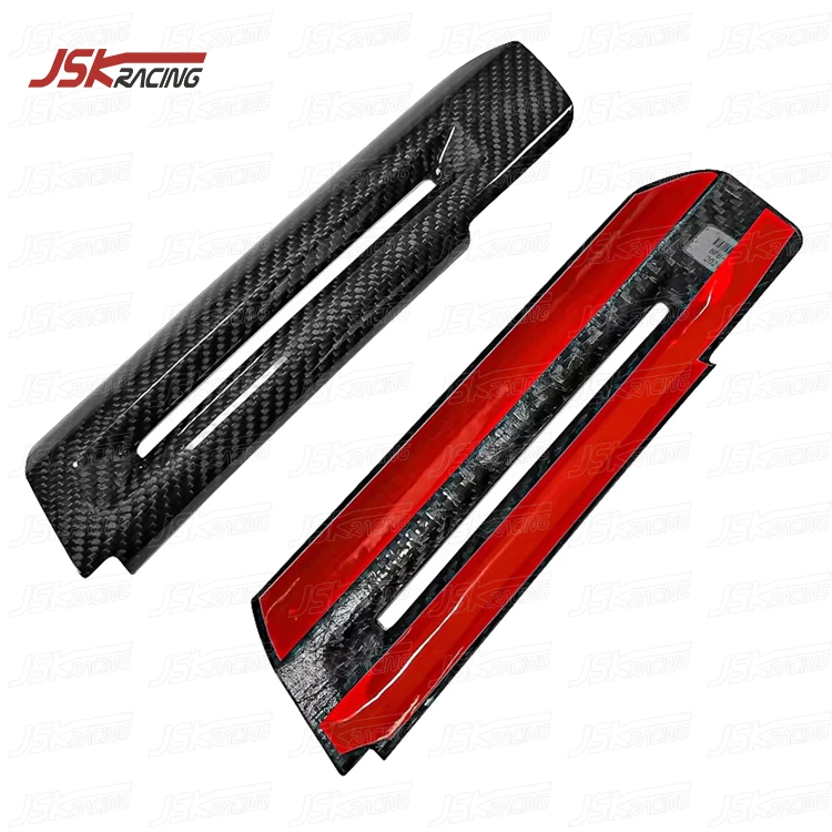 Dry Carbon Fiber Inner Door Panel Trim for 2024 Ford Mustang Dark Horse